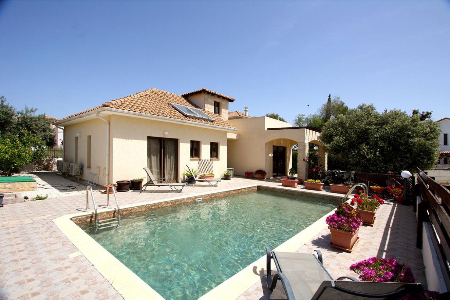 Amathousia Villa With Private Pool And Sea View Pissouri Exterior foto