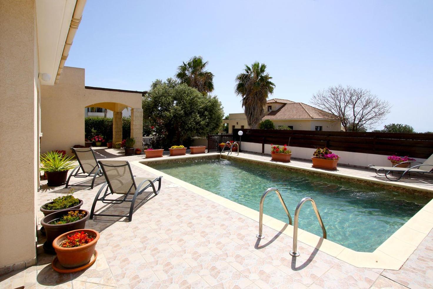 Amathousia Villa With Private Pool And Sea View Pissouri Exterior foto
