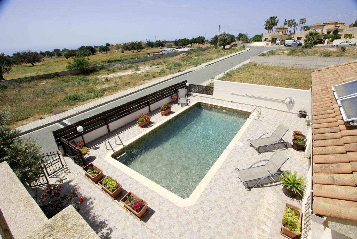 Amathousia Villa With Private Pool And Sea View Pissouri Exterior foto