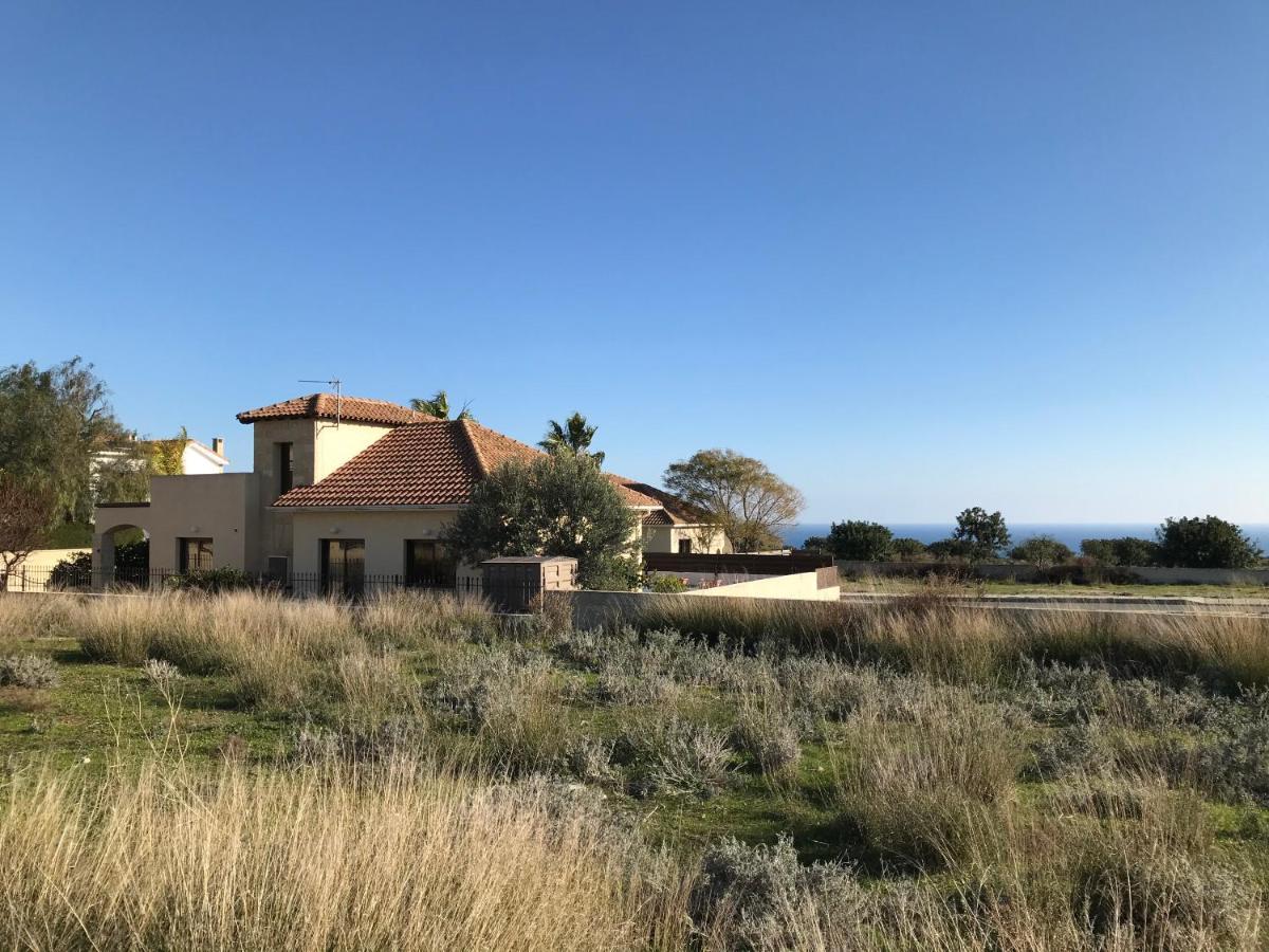 Amathousia Villa With Private Pool And Sea View Pissouri Exterior foto